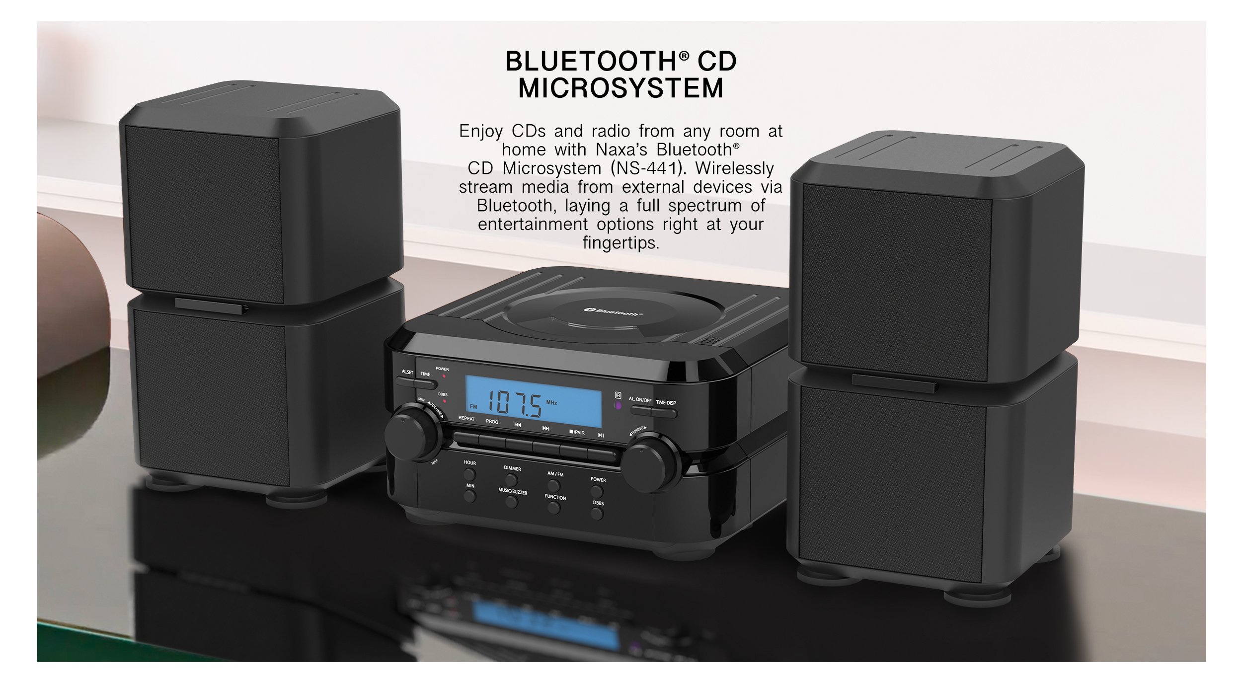 Naxa Digital CD Microsystem — Premium Home Audio